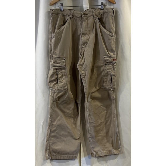 Vintage Polo Jeans Co Cargo Pants‎ Mens 36x32 Freighter Ralph Lauren Distress